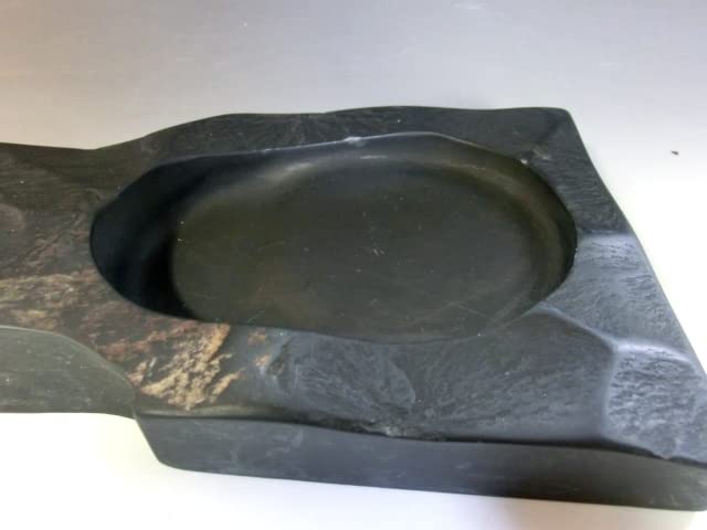 硯■書道道具 大きいすずり石 黒 墨 0.98㎏ 古美術 時代物 骨董品■ 硯□書道道具 大きいすずり石 黒 墨 0.98㎏ 古美術 時代物 骨董品
