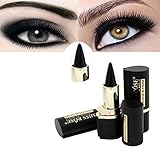 Makeup Eyes Pencil, Ultra Black Gel Eyeliner, Extended Long Wear Waterproof Smudge Proof Eyeliner, Longwear Black Gel Eye Liner Stickers Eyeliner for Women Lady Wife Girlsfriend
