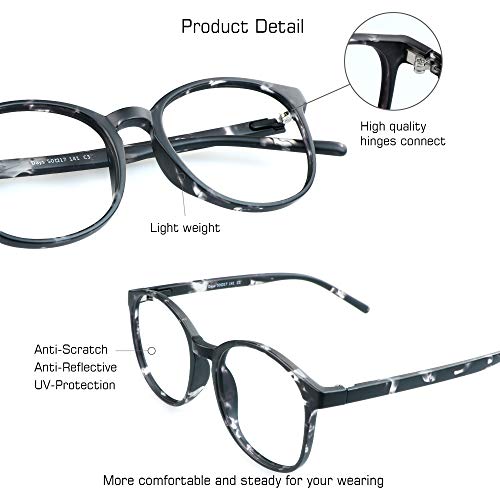 Image of VisionGlobal 6 Pairs Blue Light Blocking Glasses /Reading Glasses for Women /Men, Fashion Eyewear Frame