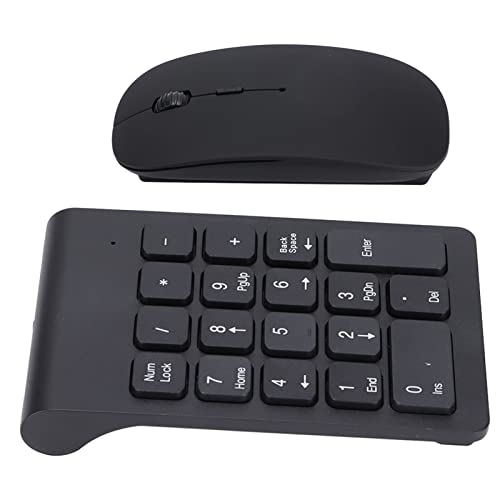 Teclado y mouse inalámbrico portátil de 18 teclas, ideal para optimizar tu trabajo en la oficina. 3