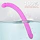 DoppelDildo, Lesbisch Double Dildo, Geschenke für Frauen, 33CM Realistic Dong, Doppelpenetration Realistischer Analdildo Sexspielzeug(Violett)