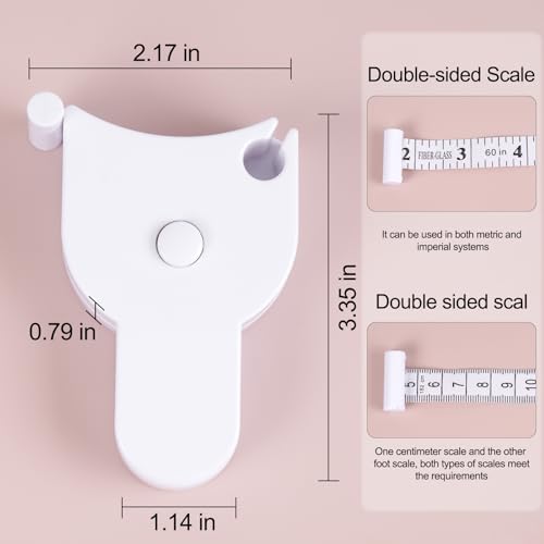 Cinta métrica automática telescópica para cuerpo blanca miniatura 3