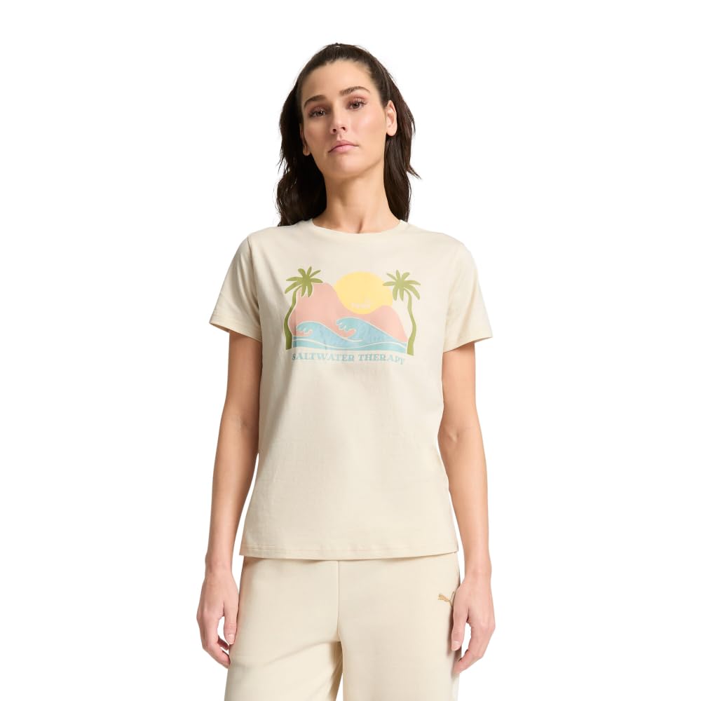 PUMA Graphic T-Shirt (Available in Plus Sizes) T-Shirt Graphique (Grandes Tailles Disponibles) Femme