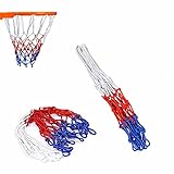 ❤Cantidad Suficiente:Se incluyen un par de redes de baloncesto en el paquete, que se puede usar en una cancha de baloncesto. Debido a su robustez, tiene una vida útil particularmente larga, por lo que cada vez que compra uno, se pueden usar durante mucho tiempo sin la necesidad de reemplazar.