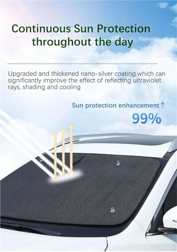 Protection solaire Xpeng G6 de MESKEL isolation haute performance - 5