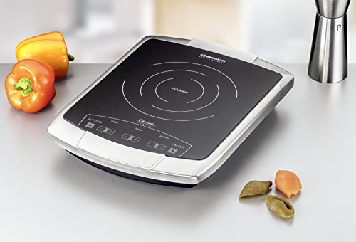 Foto von Rommelsbacher Einzelkochplatte CT 2215/IN - Made in Germany, hochwertige Induktionstechnologie, SCHOTT CERAN® Kochfläche, Touch Control, 9 Leistungsstufen, 21 Temperaturstufen, 99 Min. Zeitschaltuhr