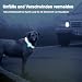 Nepfaivy Leuchthalsband Hund USB Aufladbar - Wasserdichtes Hundehalsband Leuchtend mit Verstellbarer Länge, LED Halsband für Hunde mit 3 Beleuchtungsmodi für Sicherheit, Mehrfarbig