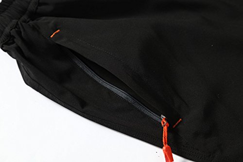 Image of JINSHI Men's Outdoor Quick Dry Lightweight Sports Hiking Shorts Zipper Pockets