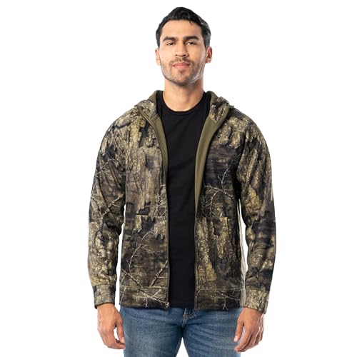 Realtree Men's Performance Bonded Fleece Zip Hoodie