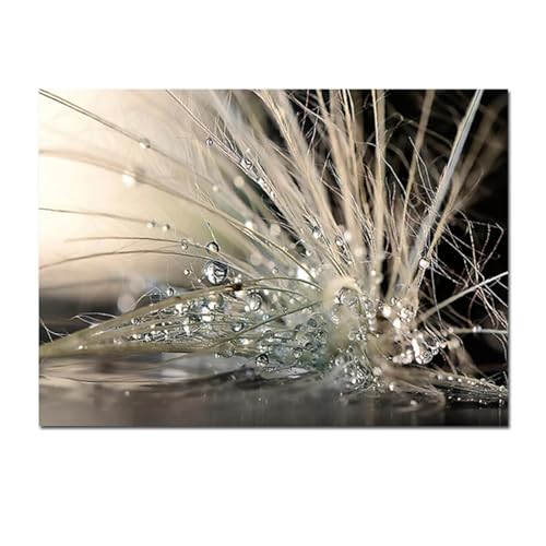 Impression sur toile pissenlit de qualité supérieure avec châssis