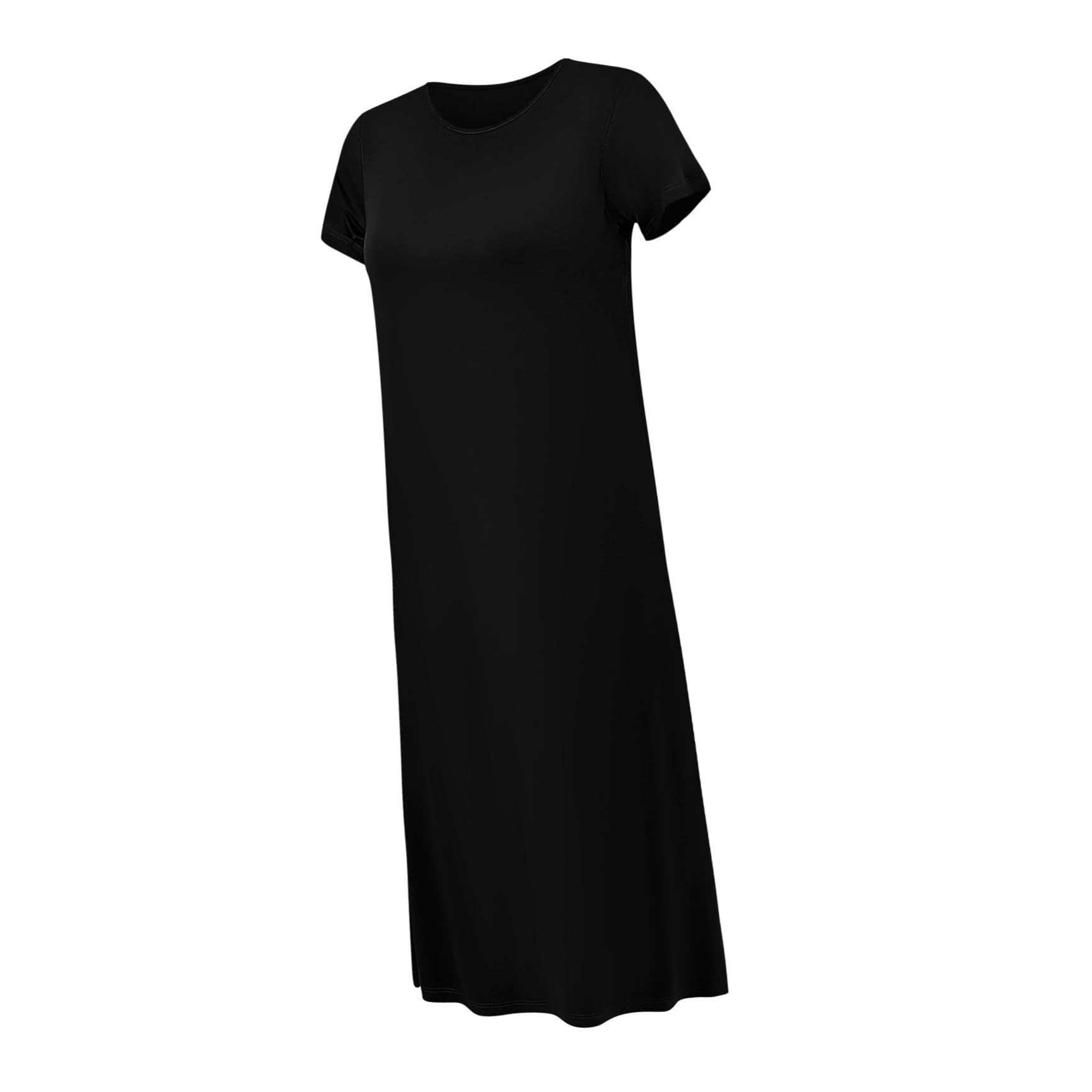 Gonna da Casa Vestito Ampio Abito da Notte per Donna Indumenti da Notte Camicie da Notte da Donna Camicia da Notte da Donna Abbigliamento per La Casa delle Donne Rosa Modale