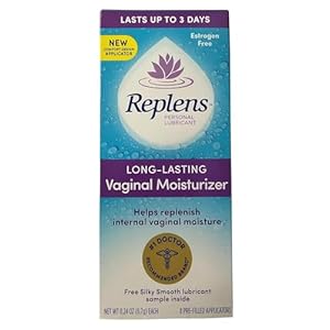 Replens Long-Lasting Vaginal Feminine Moisturizer 8 Prefilled Applicators, 0.24 oz ea (Pack of 4)