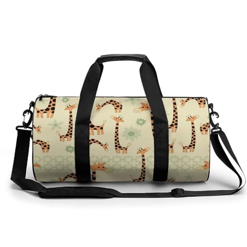 Sac week-end girafe drôle compact pour éviter le désordre