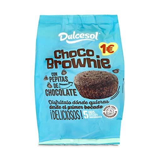 Dulcesol Mini Brownies de Chocolate, 125g