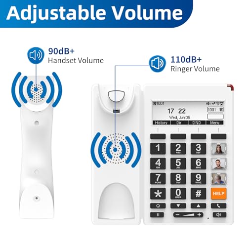 Teléfono VoIP FLYINGVOICE FIP12WP con Teclas Personalizables miniatura 5