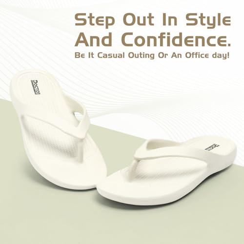 Image of DOCTOR HEALTH SUPER SOFT Stylish Ultra Soft Slippers with Cushion | Comfortable, Premium and Bright Colorful Flip Flops | Lab Tested Cushion and Bounce | Cushioned Footwear | Trendy Women Slippers