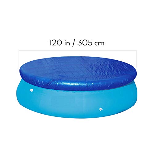 Cobertor redondo Garneck 120 pulgadas para piscina miniatura 4