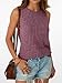 AUTOMET Womens Tank Tops Sleeveless Tunic Shirts Summer Fashion Basic Soft Clothes 2026 Casual Trendy Vacation Spring Outfits DarkPink L