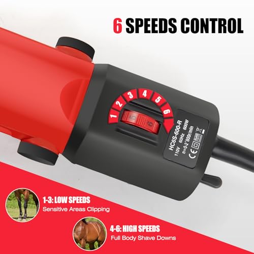 TAKEKIT Kit De Tosquiadeira Elétrica Profissional Para Animais, Para Cavalos, Equinos, Cabras, Pônei