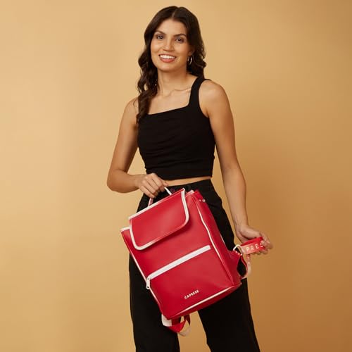 Image of Caprese Vivian Fashion Backpack Large Bag for Women | Stylish and Functional Design with Adjustable Strap | Perfect for Daily Use, Travel, and School | Ideal for Students and Professionals