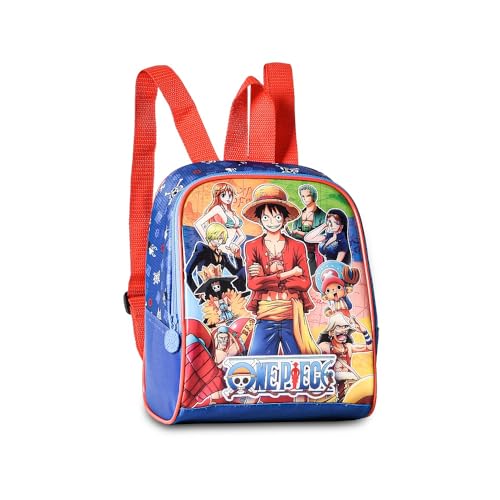 Kit Mochila Rodinha 16, Lancheira e Estojo Duplo One Piece - Clio Style