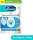 Dr. Beckmann Deski do czyszczenia WC Ocean Breeze, 20 arkuszy