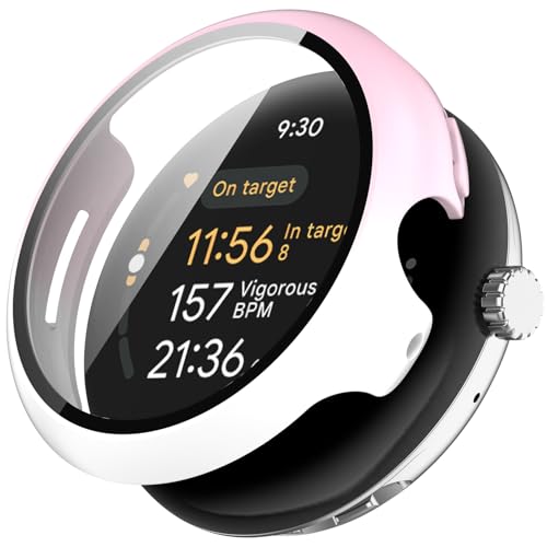 Miimall For Google Pixel Watch 3 یJo[+KXtB ̌^ یtB PCf Jo[ GbW^b` ^ y h~ ϏՌ ߗ Sʕی EȒP Pixel Watch 3 Ή45mm s