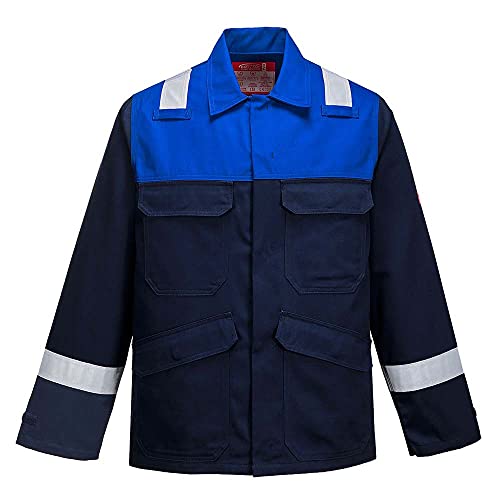 Veste Portwest Marine et Royal L : le vêtement de chantier idéal pour l'industrie