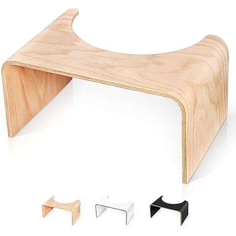 Well Care Wooden Toilet Stool for Squatting Cover