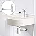 (1 SET) BONADE Sifón y Pop-up Tapones de Desagüe con Desbordamiento para...