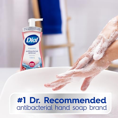 Dial Antibacterial Foaming Hand Wash, Power Berries, 7.5 fl oz, 6-Pack - image 3