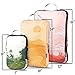 Large Compression Packing Cubes for Travel-Packing Cube Luggage Organizers 7 Piece Set for Checked Luggage-Ultralight, Expandable/Compression Bags by TRIPPED Travel Gear (Landscape)