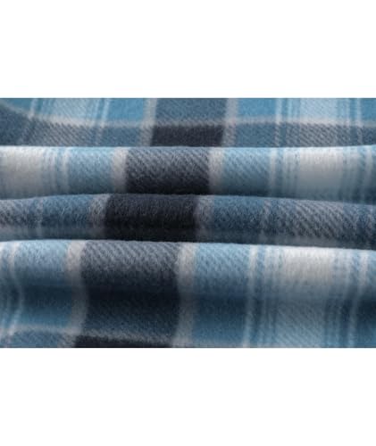 Image of SCODI Men's Flannel Jacket Sherpa Lined Plaid Fleece Hoodies Zip Up Coat