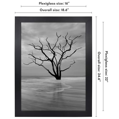 Americanflat Concealment Picture Frame - Black