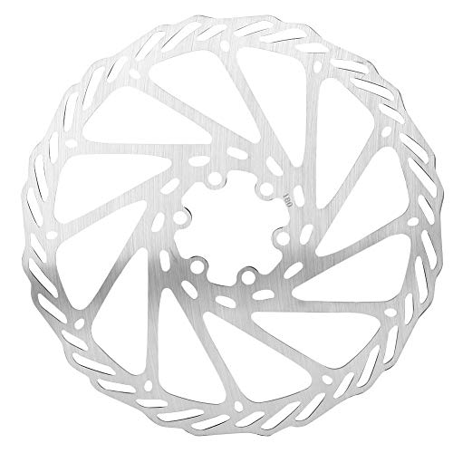 Tarcza hamulcowa rowerowa, rozmiar 4 części zamiennej tarczy hamulca rowerowego ze stali nierdzewnej antykorozyjna (180 mm)