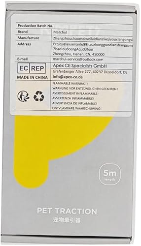 Miniatura 8 de Marchul Correa retráctil para perro de hasta 70 libras, 16 pies, correa de paseo para perros pequeños y medianos, sin enredos en 360 (16 pies, gris)