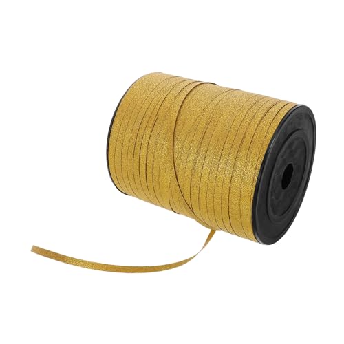 VALICLUD Ruban Doré Pour Ballons Rubans à Paillettes Pour Attaches De Ballons Décorations De Fête Emballage De Cadeaux Bouquets De Fleurs Et Projets De Loisirs Créatifs