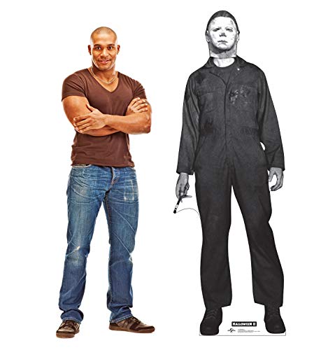 Image of Cardboard People Advanced Graphics Mike Myers Life Size Cardboard Cutout Standup - Halloween II (1981 Film)
