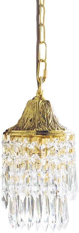 Suspension en cristal dorée de style haut de gamme luminaire moderne et raffiné