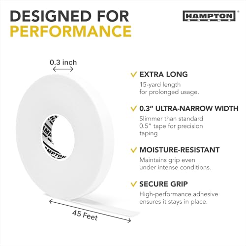 Image of Hampton Adams | As Seen on Shark Tank | Pro Finger Tape (8-Pack) | for BJJ Bouldering Crossfit Weightlift | Non-Slip Extreme Quality No-Fray Climbing Tape | Extended Wear Super Strong Adhesive