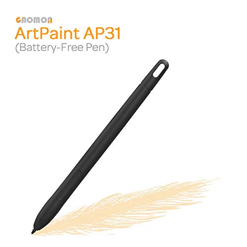 GAOMON ArtPaint AP31 - Le stylet sans Pile avec 8192 Niveaux de Pression du Stylet pour GAOMON Gaomon M10K 2018 Version Tablette