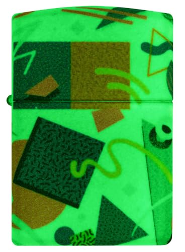 Image of Zippo Throwback Pattern Design 540 Color Glow in the Dark Pocket Lighter