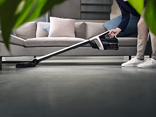 Miele Triflex Hx2 Cordless Stick Vacuum Cleaner, 60 Min Runtime, Lotus White / Rose Gold #TOP3