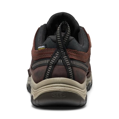 KEEN Men's Targhee 4 Low Height Durable Comfortable Waterproof Hiking Shoes, Java/Bison, 9 by KEEN - Used condition - Image 9
