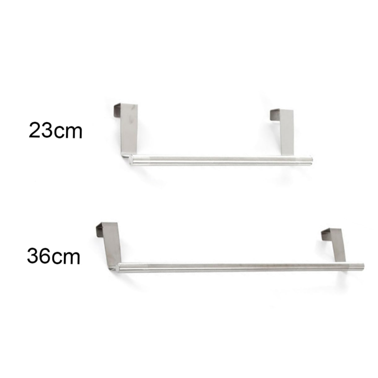 Cabilock Nail- Hanger Storage Rack Over Door 3kg Capacity Stainless Steel Bedroom Bathroom Organizer