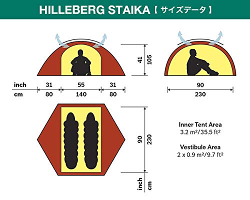美品　ヒルバーグ スタイカ フットプリント付き カラー：グリーン 15%OFFタイムセール] ヒルバーグ スタイカ グリーン STAIKA
