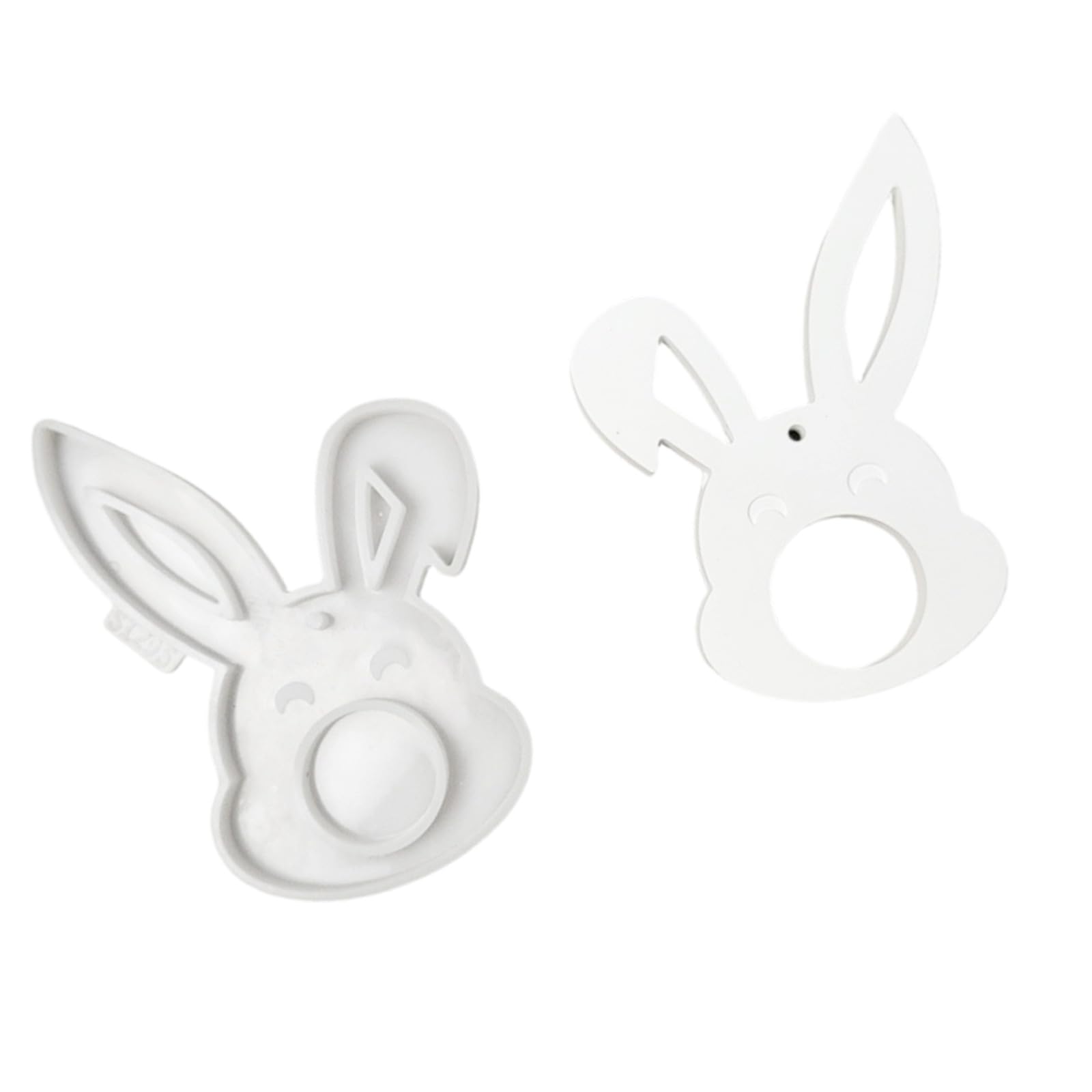 LUCKGONI Easter Eggs/Hare Silicone for Chocolate Holder Candle Soap Resin Pendant Jewelry Making Holiday Decoration