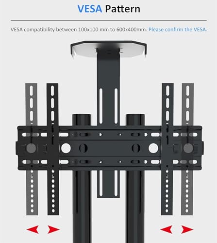 Soporte móvil universal para TV 32 a 70 pulgadas miniatura 7