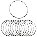 【Contenu du paquet】Vous recevrez 10 anneaux métalliques pour rideaux d'un diamètre intérieur de 80 mm pour répondre à vos besoins quotidiens en matière d'accrochage de rideaux sur une tringle à rideaux, suffisants pour un usage quotidien et un remplacement.