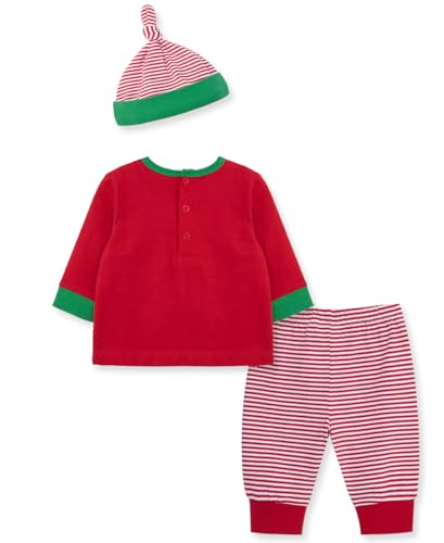 Little Me Clothes for Baby 3-Piece Christmas Holiday Pajama Sets, 3 Months to 12 Months2